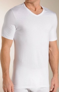 HUGO BOSS Men's Short Sleeve V-neck 3 Pack