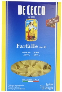 De Cecco Farfalle, 16 Ounce Boxes (Pack of 5) De Cecco Farfalle, 16 Ounce Boxes (Pack of 5)