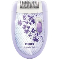 Philips HP6512 Satinelle Soft Epilator, White/Purple Philips HP6512 Satinelle Soft Epilator, White/Purple