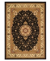 Luxury at your feet. This classic area rug from Safavieh has a bold design that encapsulates the beauty and detail of traditional Persian and European designs, featuring a symphony of exquisite florals, vines and latticework on soft polypropylene that's so easy to care for. Luxury at your feet. This classic area rug from Safavieh has a bold design that encapsulates the beauty and detail of traditional Persian and European designs, featuring a symphony of exquisite florals, vines and latticework on soft polypropylene that's so easy to care for.