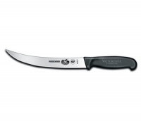 Victorinox Cutlery 8-Inch Curved Breaking Knife, Black Fibrox Handle