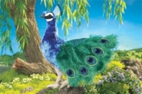 Folkmanis Peacock Puppet 18 Folkmanis Peacock Puppet 18