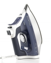 Run wrinkles out of town with the Rowenta Pro Master iron. Delivering expert-grade garment care, it offers advanced steam distribution and increased steam performance that help melt wrinkles away in seconds. One-year limited warranty. Model DW8080. Run wrinkles out of town with the Rowenta Pro Master iron. Delivering expert-grade garment care, it offers advanced steam distribution and increased steam performance that help melt wrinkles away in seconds. One-year limited warranty. Model DW8080.