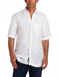 Cubavera Men's Short Sleeve Textured Shirt