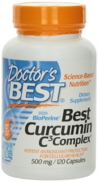 Doctor's Best Curcumin C3 Complex with BioPerine (500 Mg), Capsules, 120-Count Doctor's Best Curcumin C3 Complex with BioPerine (500 Mg), Capsules, 120-Count