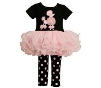 Bonnie Baby-girls Infant Poodle Applique Top with Knit Legging, Pink, 24 Months Bonnie Baby-girls Infant Poodle Applique Top with Knit Legging, Pink, 24 Months