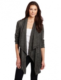 Karen Kane Women's Metallic Drape Sweater Karen Kane Women's Metallic Drape Sweater