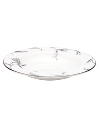 Floral arrangement. Echoing drawings found in an artist's sketchbook, this exquisite Floral Illustrations rim soup bowl from Marchesa by Lenox creates a decidedly elegant statement at any meal. Floral arrangement. Echoing drawings found in an artist's sketchbook, this exquisite Floral Illustrations rim soup bowl from Marchesa by Lenox creates a decidedly elegant statement at any meal.
