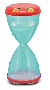 Melissa & Doug Sunny Patch Clicker Crab Hourglass Sifter and Funnel Melissa & Doug Sunny Patch Clicker Crab Hourglass Sifter and Funnel