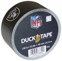 Duck Brand 240493 Oakland Raiders NFL Team Logo Duct Tape, 1.88-Inch by 10 Yards, Single Roll Duck Brand 240493 Oakland Raiders NFL Team Logo Duct Tape, 1.88-Inch by 10 Yards, Single Roll