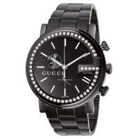 Gucci Men's YA101340 G-Chrono Black PVD with Diamond Case Watch Gucci Men's YA101340 G-Chrono Black PVD with Diamond Case Watch