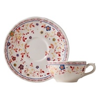 Delicate, swirling florals in a rich, warm palette add artful brightness to these weighty, durable earthenware dishes from Gien France. Delicate, swirling florals in a rich, warm palette add artful brightness to these weighty, durable earthenware dishes from Gien France.