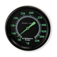Man Law BBQ Series Grill/Smoker Thermometer with Glow in the Dark Dial Man Law BBQ Series Grill/Smoker Thermometer with Glow in the Dark Dial