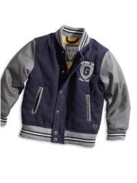 GUESS Little Boy Prep Jacket, NAVY (7)