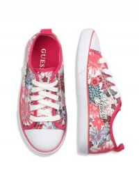 GUESS Kids Girls Azalea Low Sneaker, PINK (2) GUESS Kids Girls Azalea Low Sneaker, PINK (2)