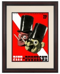 Duquesne smoked Pitt at their 1936 duel, winning 7-0, and the original cover art from that day's football program makes sensational wall art for Dukes fans and alum. A cherry-finished frame makes it ready to display. Duquesne smoked Pitt at their 1936 duel, winning 7-0, and the original cover art from that day's football program makes sensational wall art for Dukes fans and alum. A cherry-finished frame makes it ready to display.