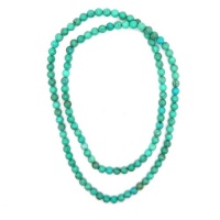 Pearlz Ocean Howlite Dyed-turquoise 36-inch Endless Necklace Pearlz Ocean Howlite Dyed-turquoise 36-inch Endless Necklace