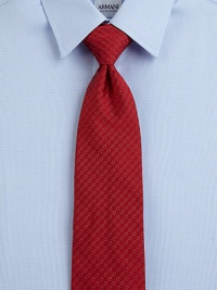 Command attention in the boardroom and beyond in this handsome creation, woven in fine Italian silk.SilkDry cleanMade in Italy Command attention in the boardroom and beyond in this handsome creation, woven in fine Italian silk.SilkDry cleanMade in Italy