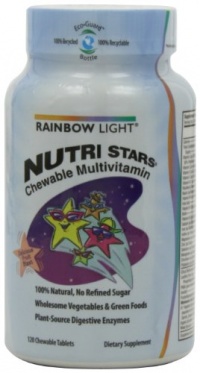 Rainbow Light Nutri Stars Multivitamin & Multimineral Chewables Children's Tablets 120 tablets Rainbow Light Nutri Stars Multivitamin & Multimineral Chewables Children's Tablets 120 tablets