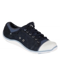 Made in suede and neoprene with a lace-up closure in front, Dr. Scholl's Jamie sneakers epitomize cool, casual style. The round-toe silhouette and flexible sole make them super-comfortable, too. Made in suede and neoprene with a lace-up closure in front, Dr. Scholl's Jamie sneakers epitomize cool, casual style. The round-toe silhouette and flexible sole make them super-comfortable, too.