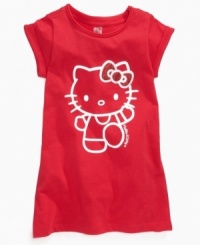 Beachcomber cute. This coverup from Hello Kitty, with sparkles on front, is perfect for layering when she's at the pool or beach. Beachcomber cute. This coverup from Hello Kitty, with sparkles on front, is perfect for layering when she's at the pool or beach.