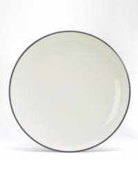 Mix and match these splashes of color for a tabletop with endless possibility! The modern coupe shape and two-tone hues mean this round platter will bring life to any décor. Select pieces in your favorite shades to create a customized dinnerware collection. Mix and match these splashes of color for a tabletop with endless possibility! The modern coupe shape and two-tone hues mean this round platter will bring life to any décor. Select pieces in your favorite shades to create a customized dinnerware collection.