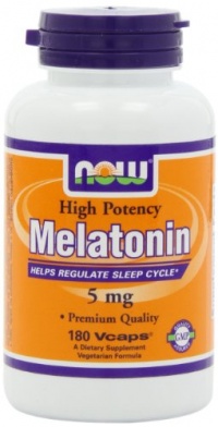 NOW Foods Melatonin 5mg Vcaps, 180 Capsules NOW Foods Melatonin 5mg Vcaps, 180 Capsules