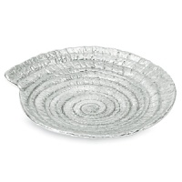 Nature's perfect spiral is found in the seashell - and in this lovely serving plate that will make a dramatic display at your next party. Nature's perfect spiral is found in the seashell - and in this lovely serving plate that will make a dramatic display at your next party.