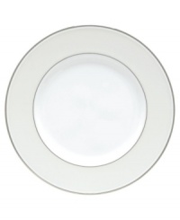 Modern yet timeless, this fine china dinnerware is sure to satisfy the style-hungry host. Simply dressed in cream and white stripes and finished with a polished platinum trim, Opal Innocence Stripe creates an ultra-chic setting to enjoy celebratory meals. Modern yet timeless, this fine china dinnerware is sure to satisfy the style-hungry host. Simply dressed in cream and white stripes and finished with a polished platinum trim, Opal Innocence Stripe creates an ultra-chic setting to enjoy celebratory meals.