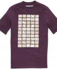 Talk to me. The graphic on the front of this Sean John shirt is sure to be a conversation starter anywhere you go. Talk to me. The graphic on the front of this Sean John shirt is sure to be a conversation starter anywhere you go.