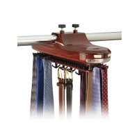 REVOLVING lighted TIE & BELT RACK hook ORGANIZER NEW REVOLVING lighted TIE & BELT RACK hook ORGANIZER NEW