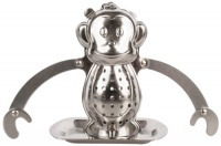 Kikkerland Monkey Tea Infuser and Drip Tray