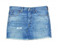 Double Rl Rrl By Ralph Lauren Women's Selvedge Denim Jean Skirt