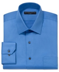 Crisp color and a fitted shape bring a refreshing feel to your 9-to-5 look. Crisp color and a fitted shape bring a refreshing feel to your 9-to-5 look.