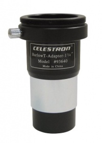 Celestron Telescope T-Adapter / Barlow Lens Universal 1-1/4 Inch Celestron Telescope T-Adapter / Barlow Lens Universal 1-1/4 Inch