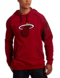 NBA Men's Miami Heat Hoops Pullover Hood (Garnet, X-Large) NBA Men's Miami Heat Hoops Pullover Hood (Garnet, X-Large)