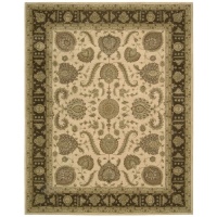 Nourison Rugs Heritage Hall Collection HE19 Beige Round 8' x 8' Area Rug Nourison Rugs Heritage Hall Collection HE19 Beige Round 8' x 8' Area Rug