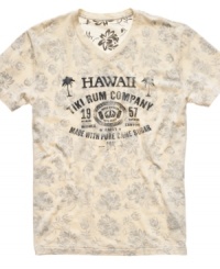 No need to hop on a plane to enjoy this trip. Snag vacation style with this graphic t-shirt from Lucky Brand Jeans. No need to hop on a plane to enjoy this trip. Snag vacation style with this graphic t-shirt from Lucky Brand Jeans.