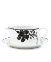 Like a well-manicured flower bed, the Cocoa Blossom dinnerware and dishes collection from Mikasa brings just the right amounts of whimsy and sophistication to the table. Rich hues of chocolate and cinnamon color the lush blooms beautifully set against elegant white porcelain. Like a well-manicured flower bed, the Cocoa Blossom dinnerware and dishes collection from Mikasa brings just the right amounts of whimsy and sophistication to the table. Rich hues of chocolate and cinnamon color the lush blooms beautifully set against elegant white porcelain.