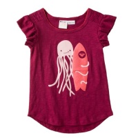 Roxy Kids Girls 2-6X Hello Sunshine Shirt, Red Plum, Medium Roxy Kids Girls 2-6X Hello Sunshine Shirt, Red Plum, Medium