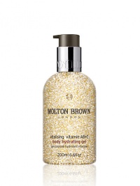 Bursting with anti-oxidant vitamin A, B and C, sunflower seed oil, orange extract and flower water, this helps enrich the skin and gives it an uplifting citrusy aroma, while jojoba spheres explode open on contact to help lock in moisture. 6.6 oz. 