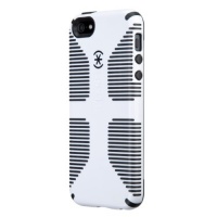Speck Products SPK-A0485 CandyShell Grip Case for iPhone 5 - Retail Packaging - White/Black Speck Products SPK-A0485 CandyShell Grip Case for iPhone 5 - Retail Packaging - White/Black