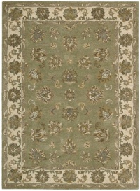 Nourison Mahal Green Persian 5-Feet by 7-Feet 100-Percent Wool Area Rug Nourison Mahal Green Persian 5-Feet by 7-Feet 100-Percent Wool Area Rug