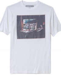 Visual aids. Retreat into the cool graphic on this Sean John tee for a quick getaway. Visual aids. Retreat into the cool graphic on this Sean John tee for a quick getaway.