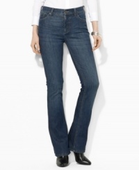 Lauren Jean Co.'s essential pant features a slim, bootcut leg and a hint of stretch for a versatile, modern look. Lauren Jean Co.'s essential pant features a slim, bootcut leg and a hint of stretch for a versatile, modern look.