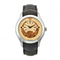 Emporio Armani Men's AR4641 Meccanico Brown Leather Band Watch Emporio Armani Men's AR4641 Meccanico Brown Leather Band Watch