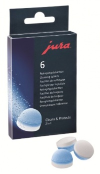 Jura Cleaning Tablets for all Jura Automatic Coffee Centers, Pack of 6 Jura Cleaning Tablets for all Jura Automatic Coffee Centers, Pack of 6