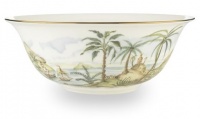 Lenox British Colonial Gold Banded Bone China 9-Inch Serving Bowl Lenox British Colonial Gold Banded Bone China 9-Inch Serving Bowl