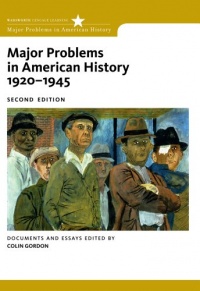Major Problems in American History, 1920-1945: Documents and Essays