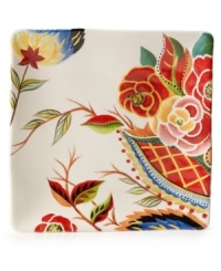 Ensure everyday meals are always served fresh with the Rose Print square salad plate. A perfect complement to vibrant country homes from Vida by Espana. Ensure everyday meals are always served fresh with the Rose Print square salad plate. A perfect complement to vibrant country homes from Vida by Espana.
